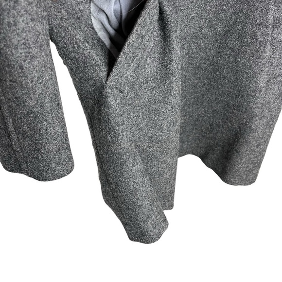 Pendleton Gray wool trench coat Sz 46 - Picture 7 of 8